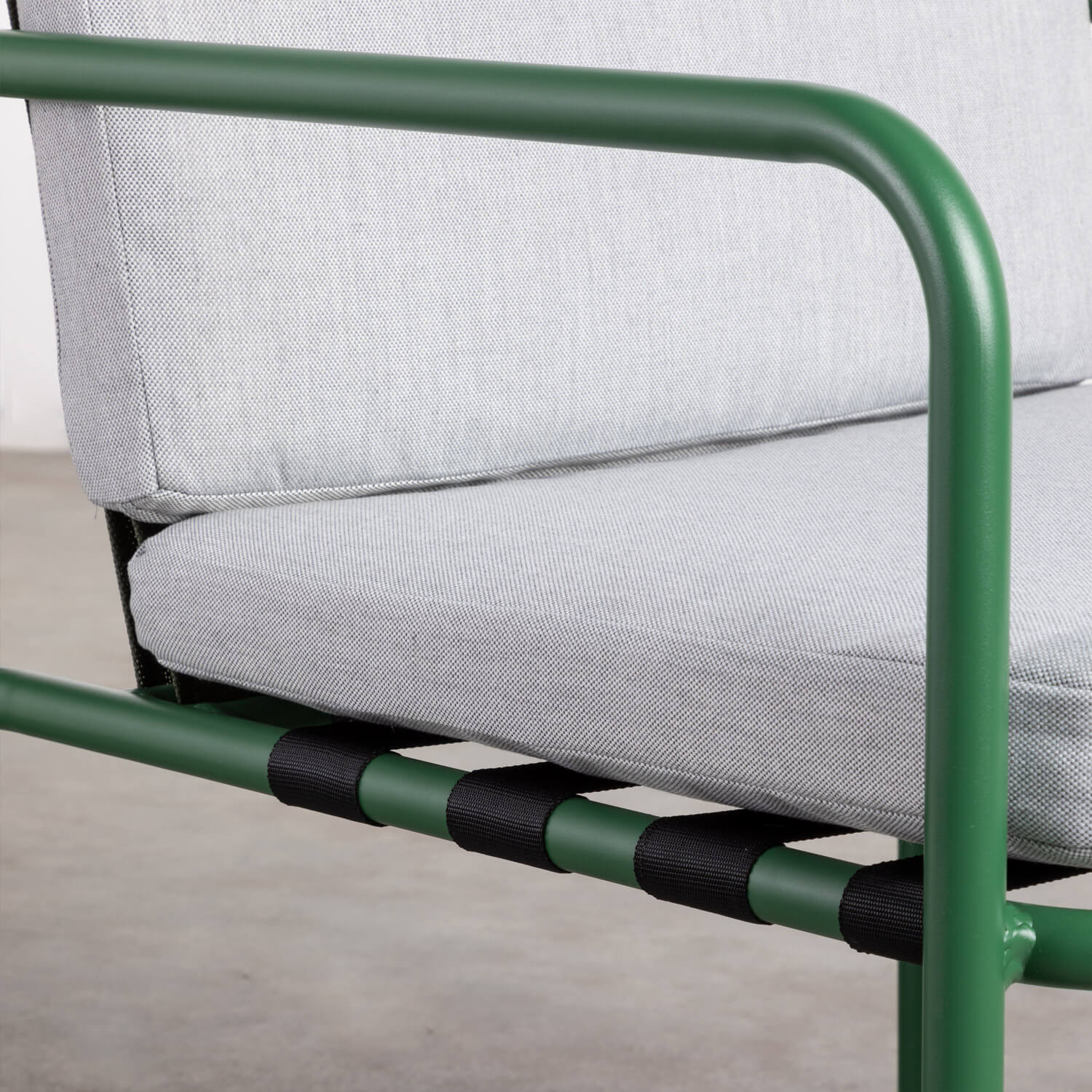 Outdoor-Stuhl aus Aluminium und Stoff Paradies - themasie.com