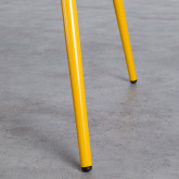 Esszimmerstuhl aus Textil und Metall Bali - themasie.com