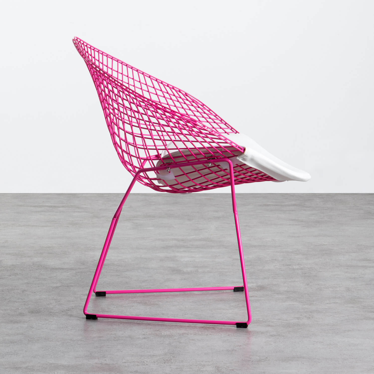 Esszimmerstuhl aus Stahl Amber Top Flour - themasie.com