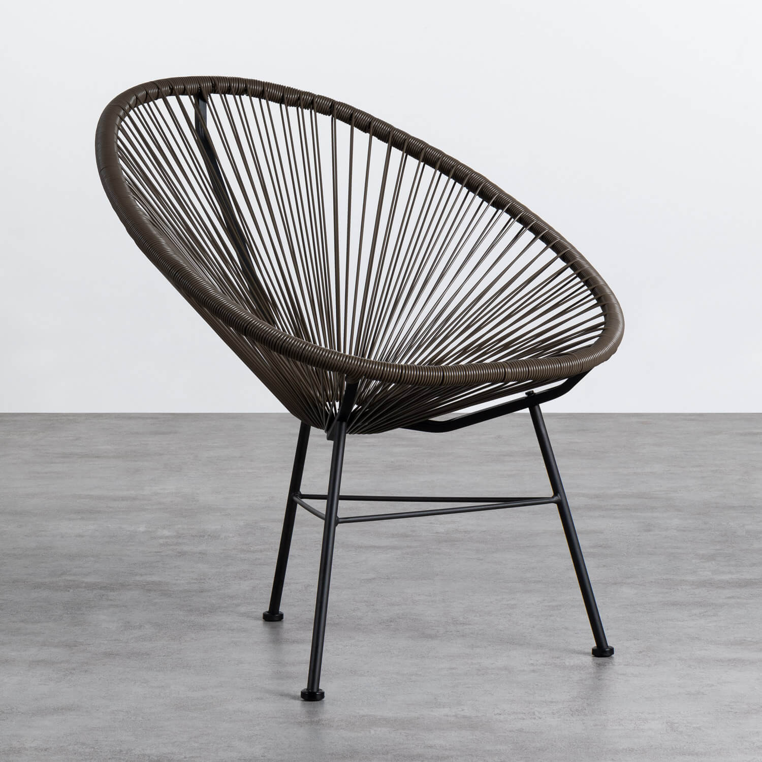 Outdoor Stuhl aus PVC und Stahl Copacabana Soft, Galeriebild 1