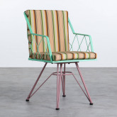 Outdoor Stuhl aus Rattan undTextil Sagax - themasie.com