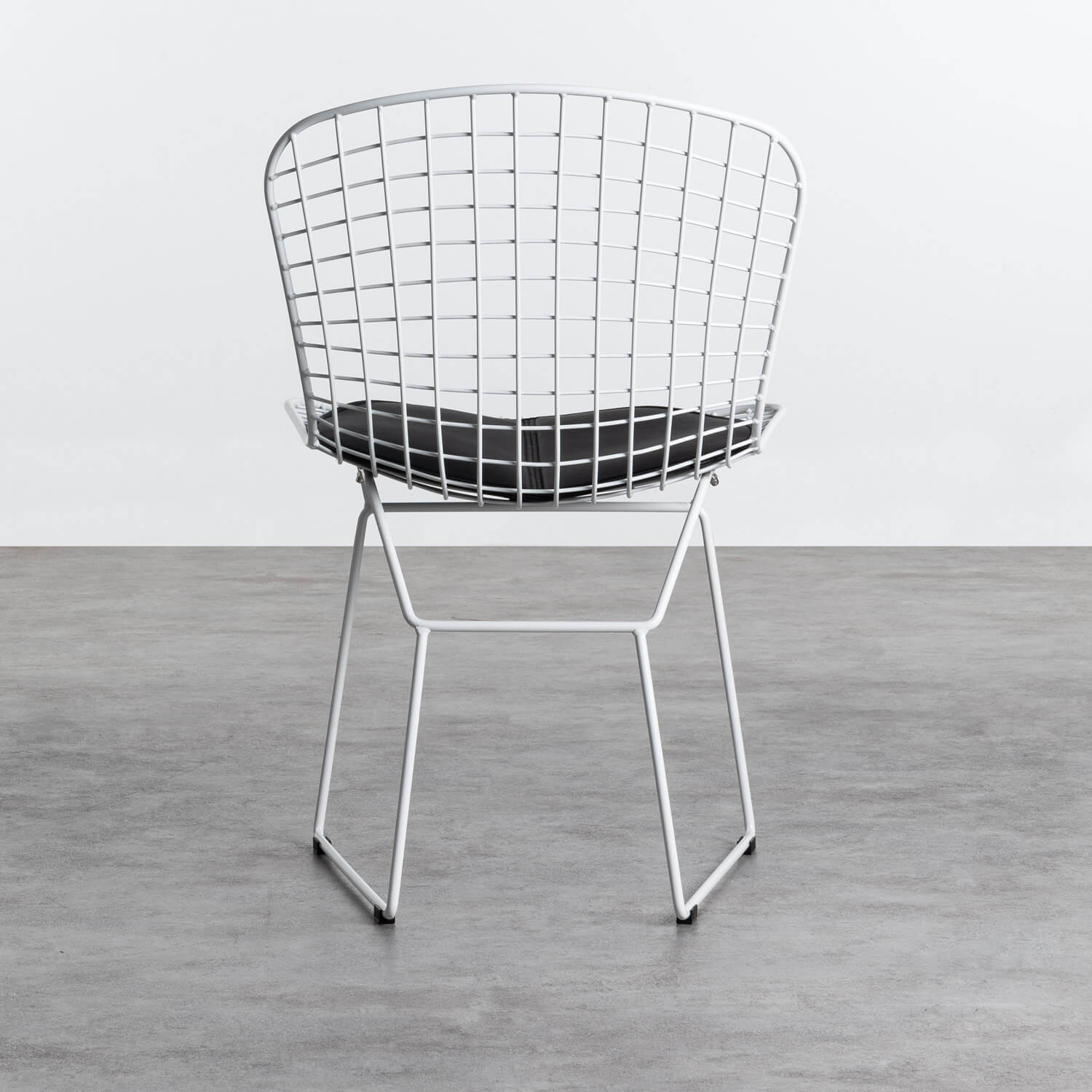 Esszimmerstuhl aus Stahl Amber Edition White - themasie.com