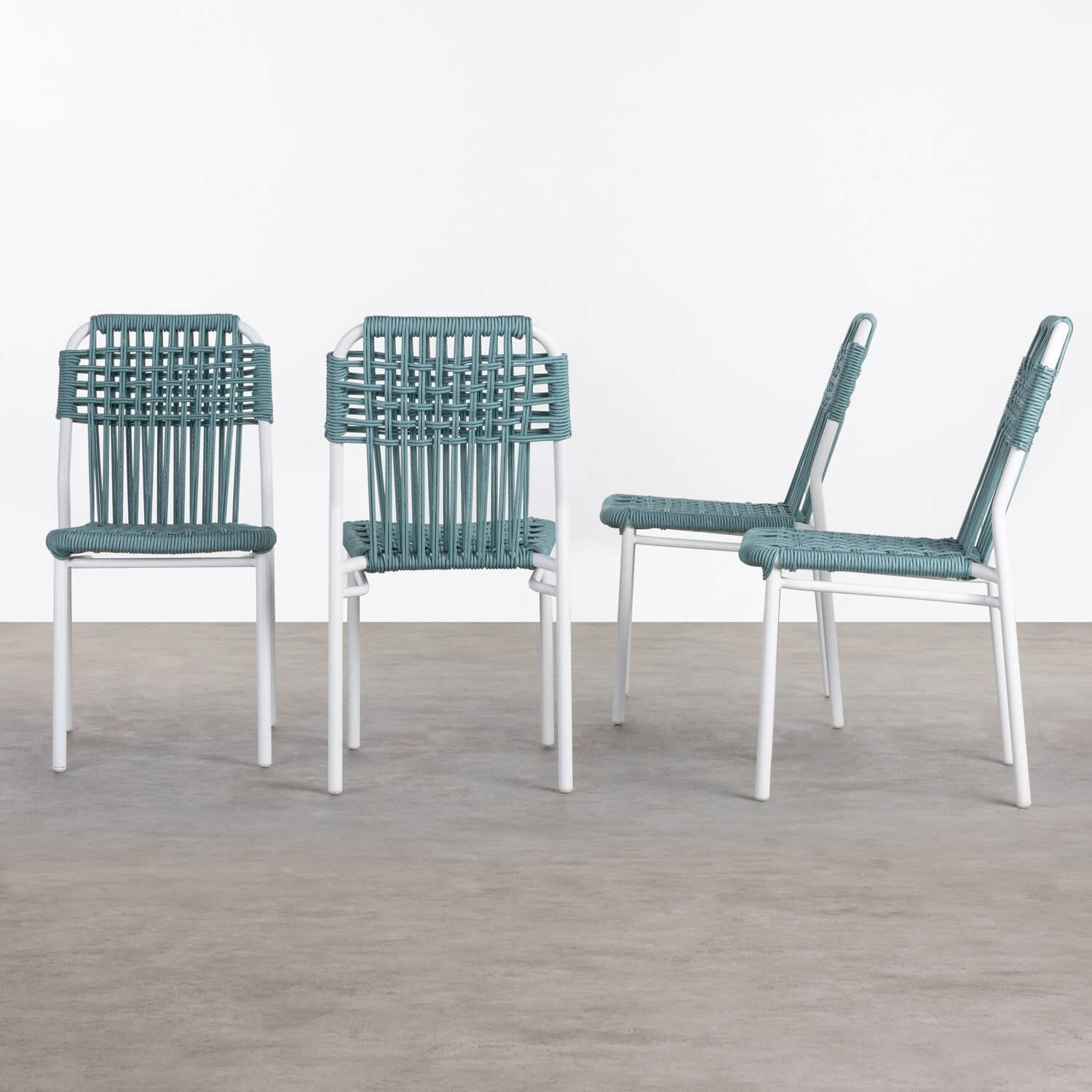 4er-Pack Stühle aus Polypropylen Alorn, Galeriebild 1