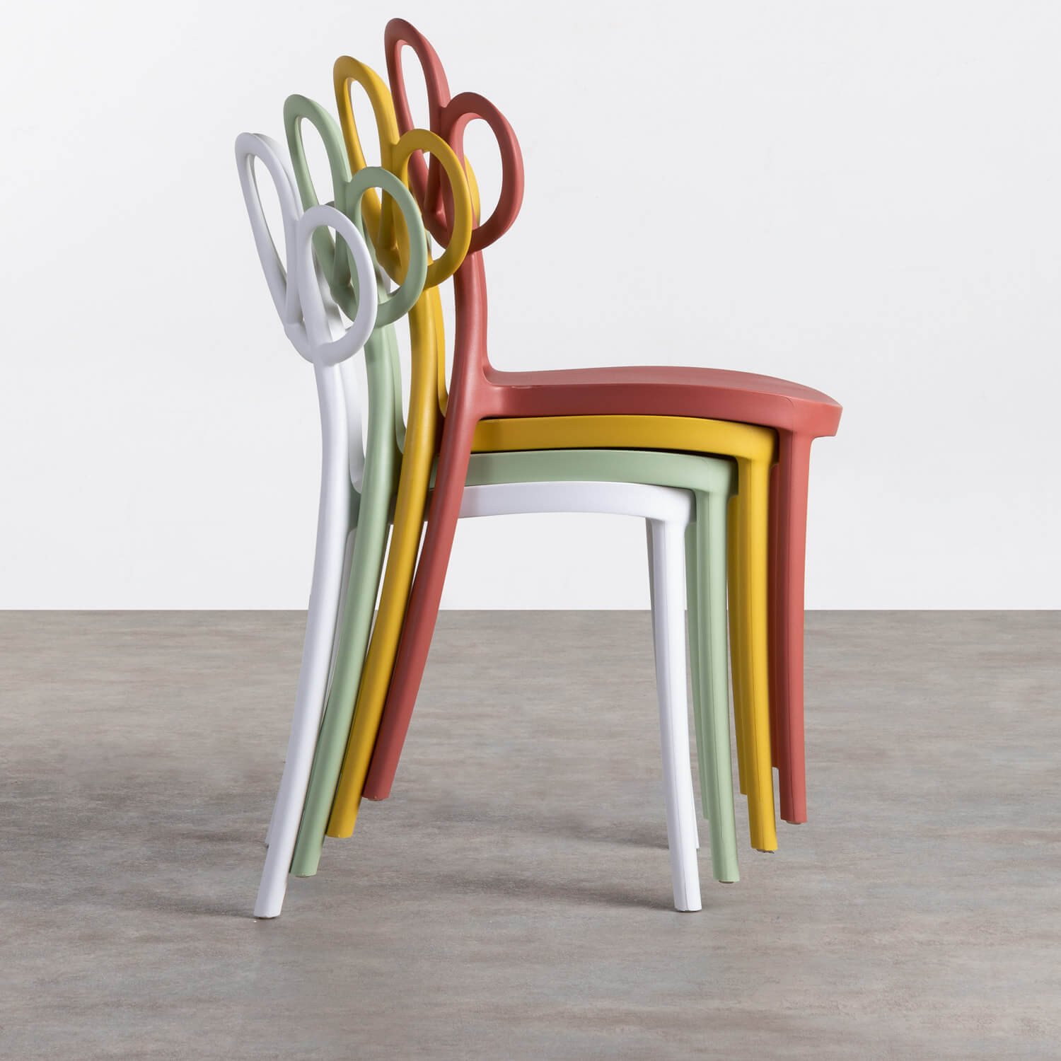 Outdoor Stuhl aus Polypropylen Eda, Galeriebild 2