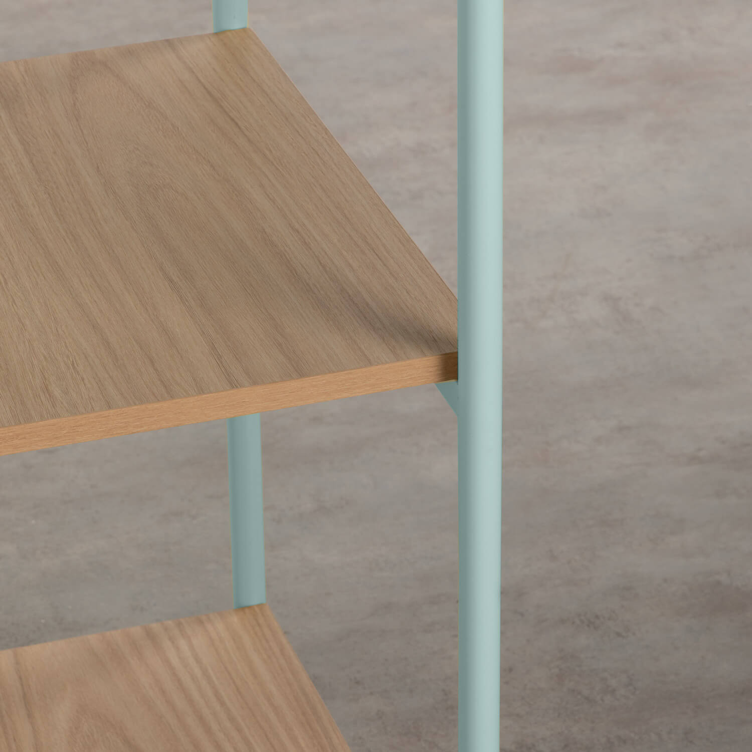 Schrank mit 2 Türen und Ablageflächen aus Metall und Holz (180x120 cm