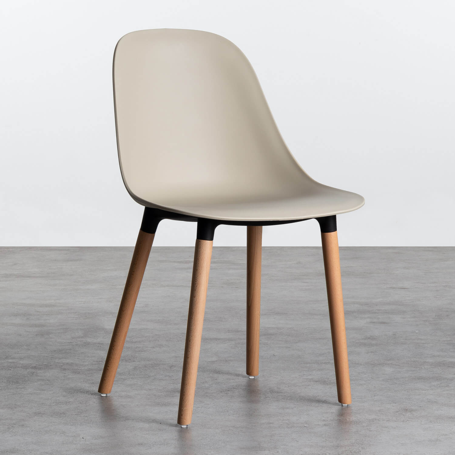 Outdoor Stuhl aus Polypropylen und Holz Reine , Galeriebild 1