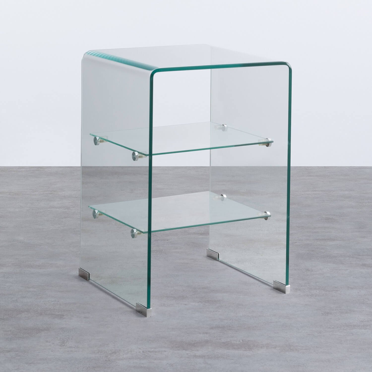 Regal aus gehärtetem Glas (55 cm) Vidre, Galeriebild 1