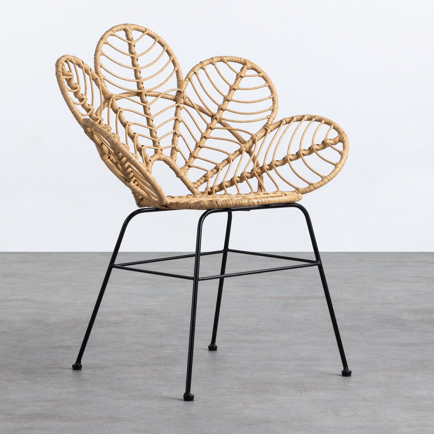 Outdoor-Stuhl aus synthetischem Rattan Nali, Galeriebild 1