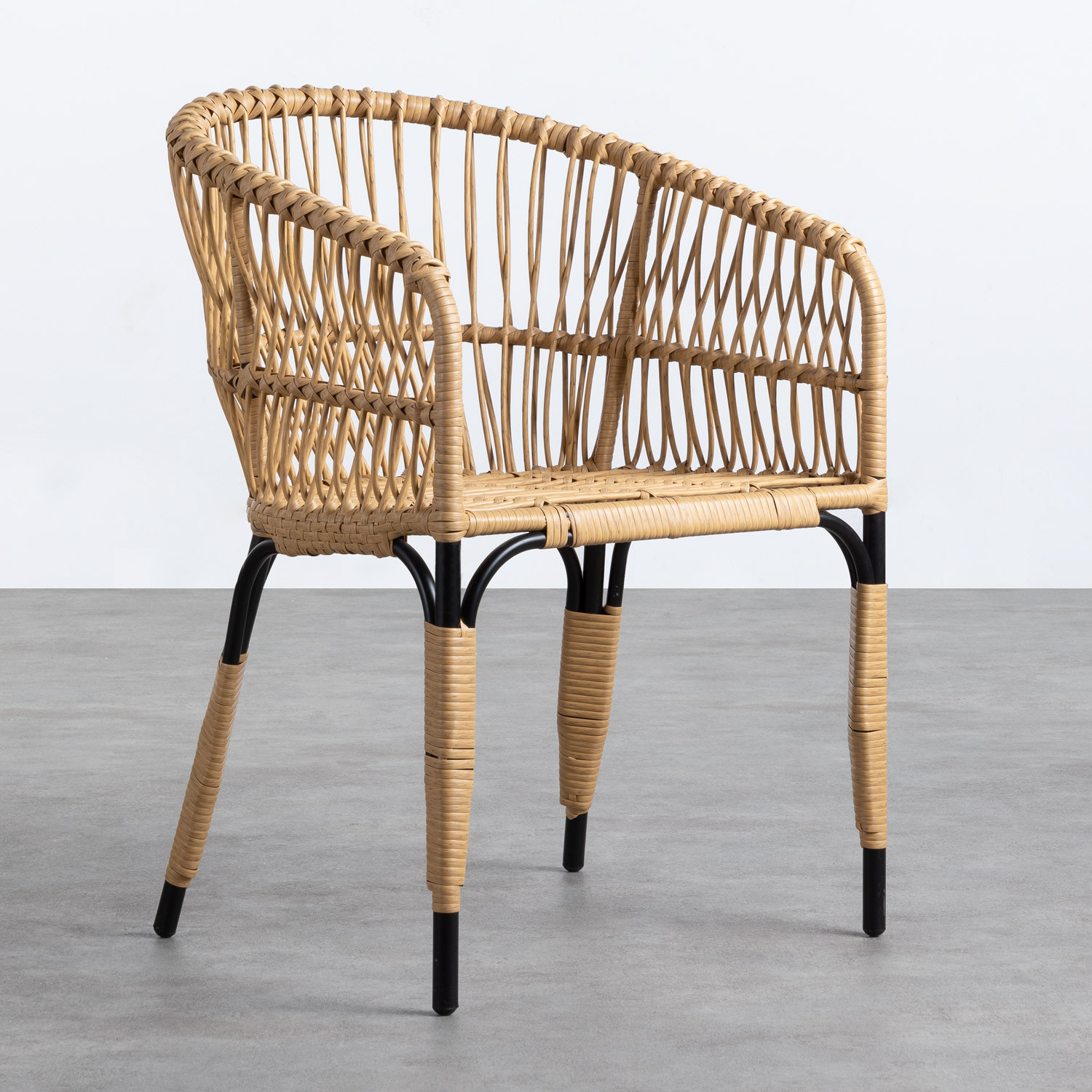 Outdoor-Stuhl aus synthetischem Rattan Nila, Galeriebild 1