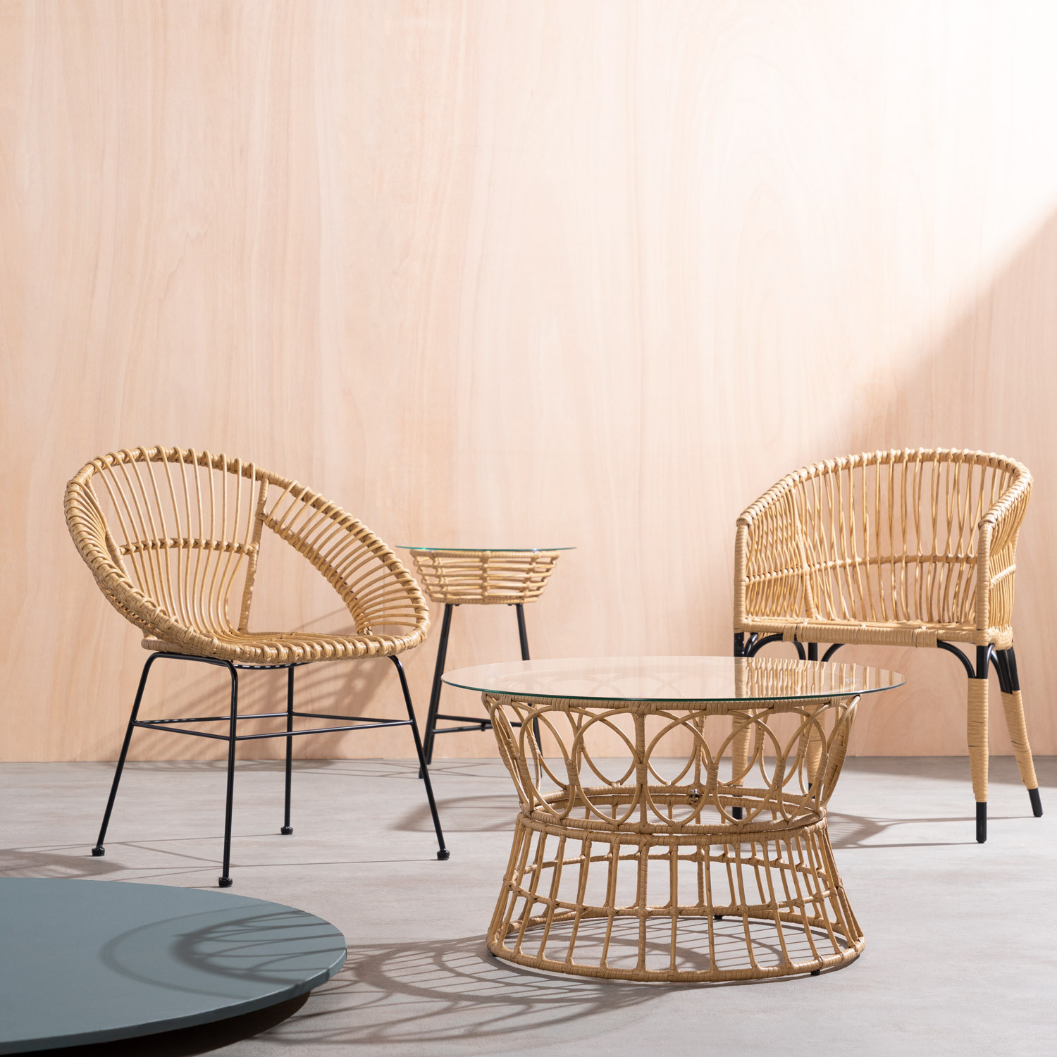 Outdoor-Stuhl aus synthetischem Rattan Nila, Galeriebild 2