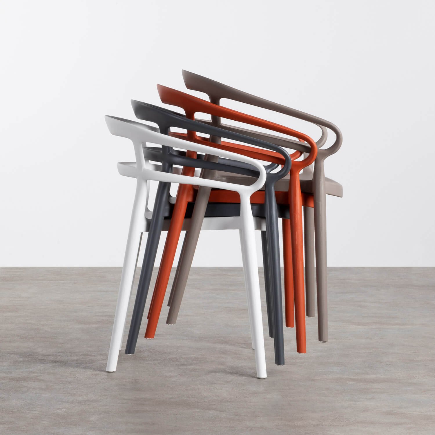 Outdoor Stuhl aus Polypropylen Noa, Galeriebild 1