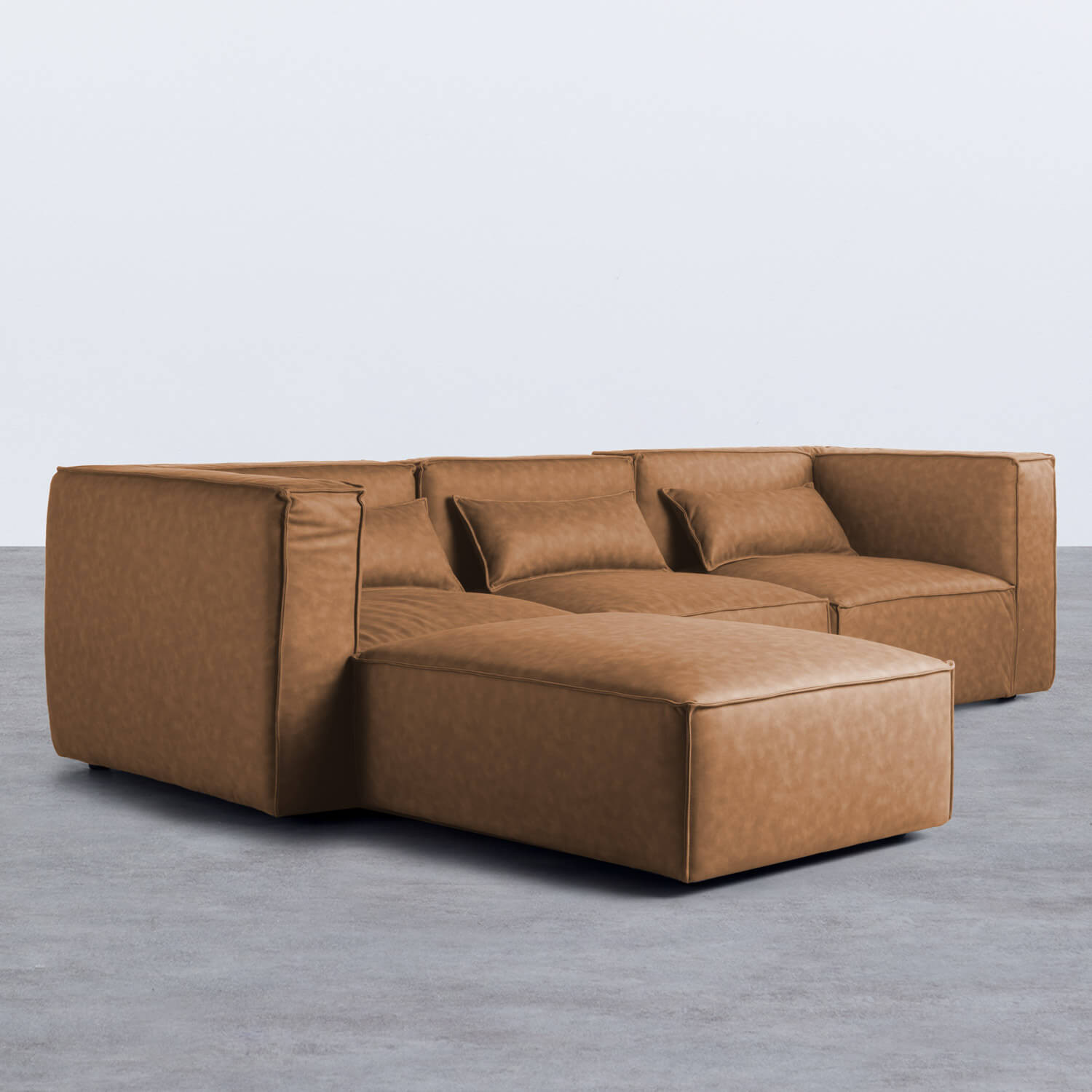 Modulares Sofa 3-Teilig mit 2 Eckssesseln und Pouf Kilhe, Galeriebild 2