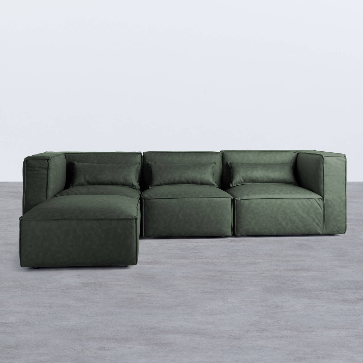 Modulares Sofa 3-Teilig mit 2 Eckssesseln und Pouf Kilhe, Galeriebild 1