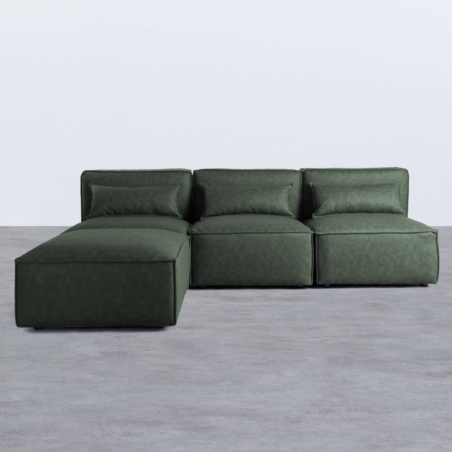 Modulares Sofa 3-Teilig und Pouf Kilhe, Galeriebild 1