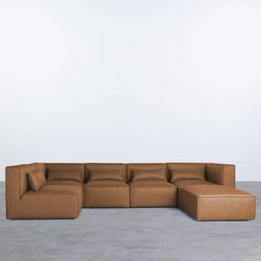 Modulares Sofa 5-Teilig mit Pouf Kilhe