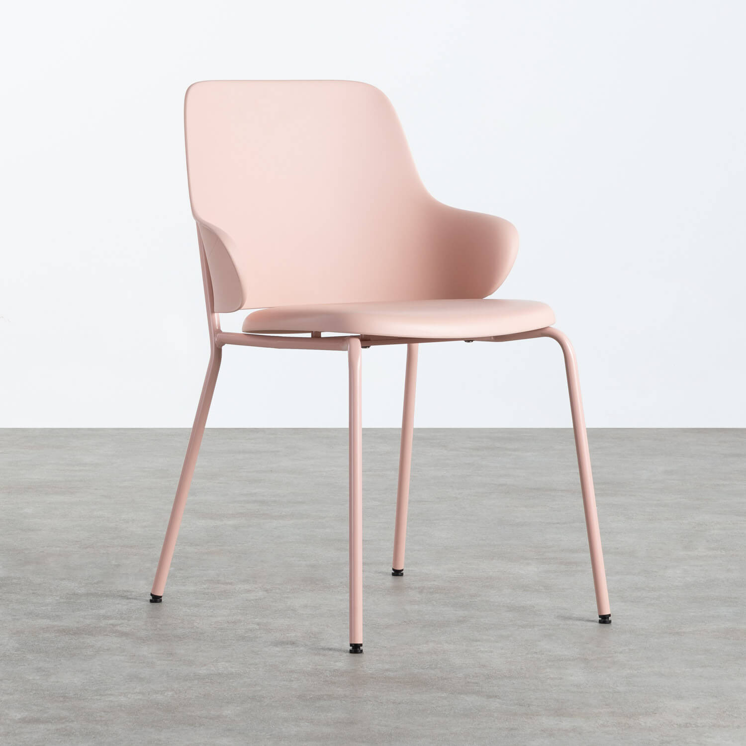 Outdoor Stuhl aus Polypropylen und Stahl Aren, Galeriebild 1