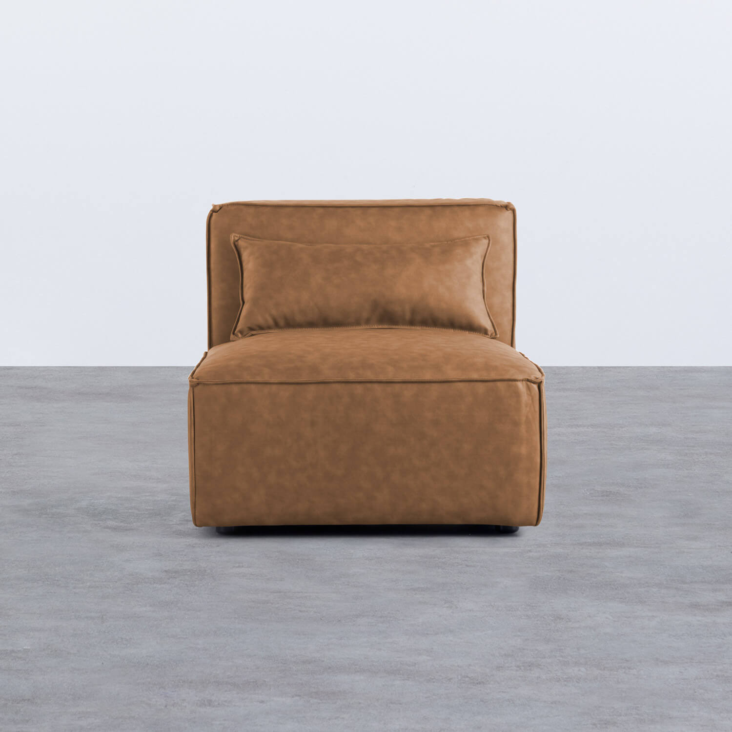 Modularer Sessel aus Kunstwildleder des Sofas Kilhe, Galeriebild 1