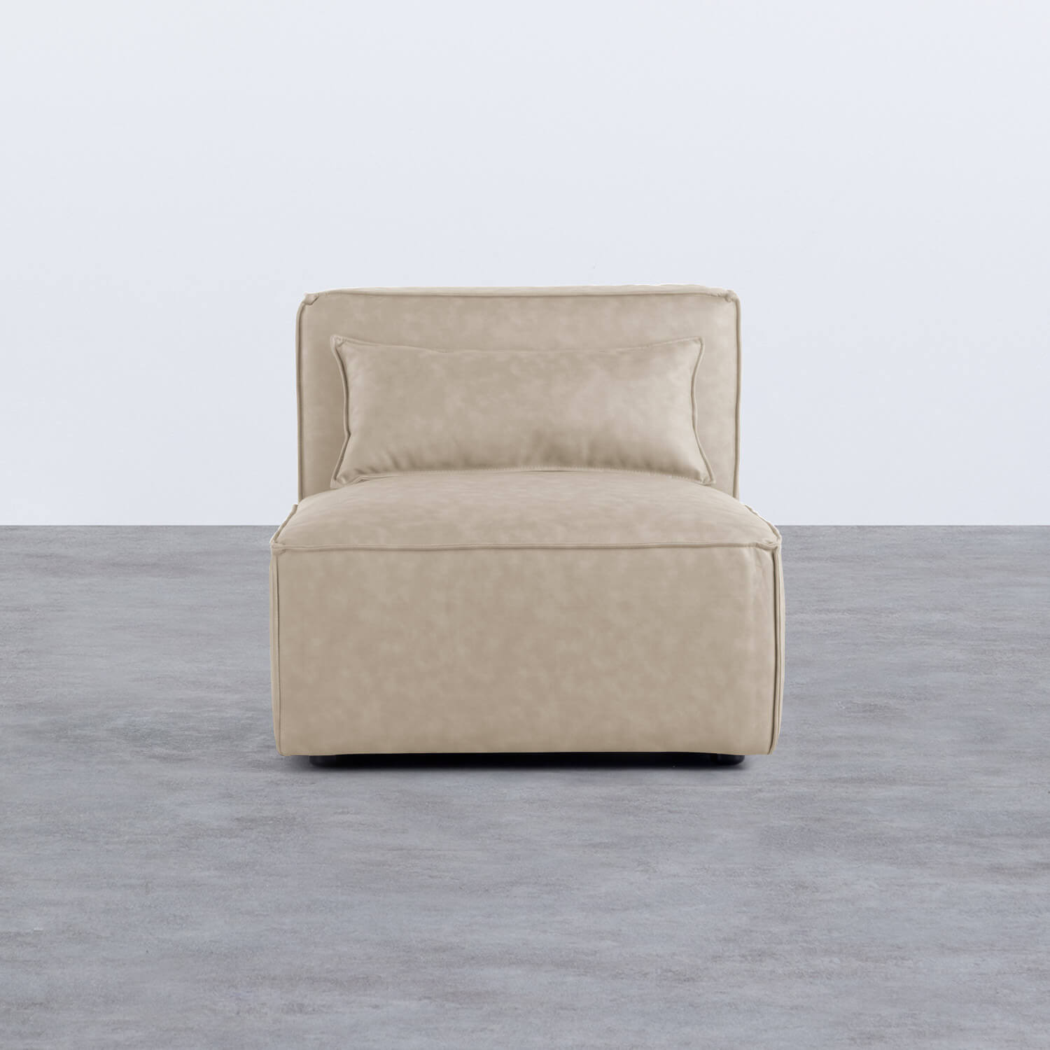 Modularer Sessel aus Kunstwildleder des Sofas Kilhe, Galeriebild 1