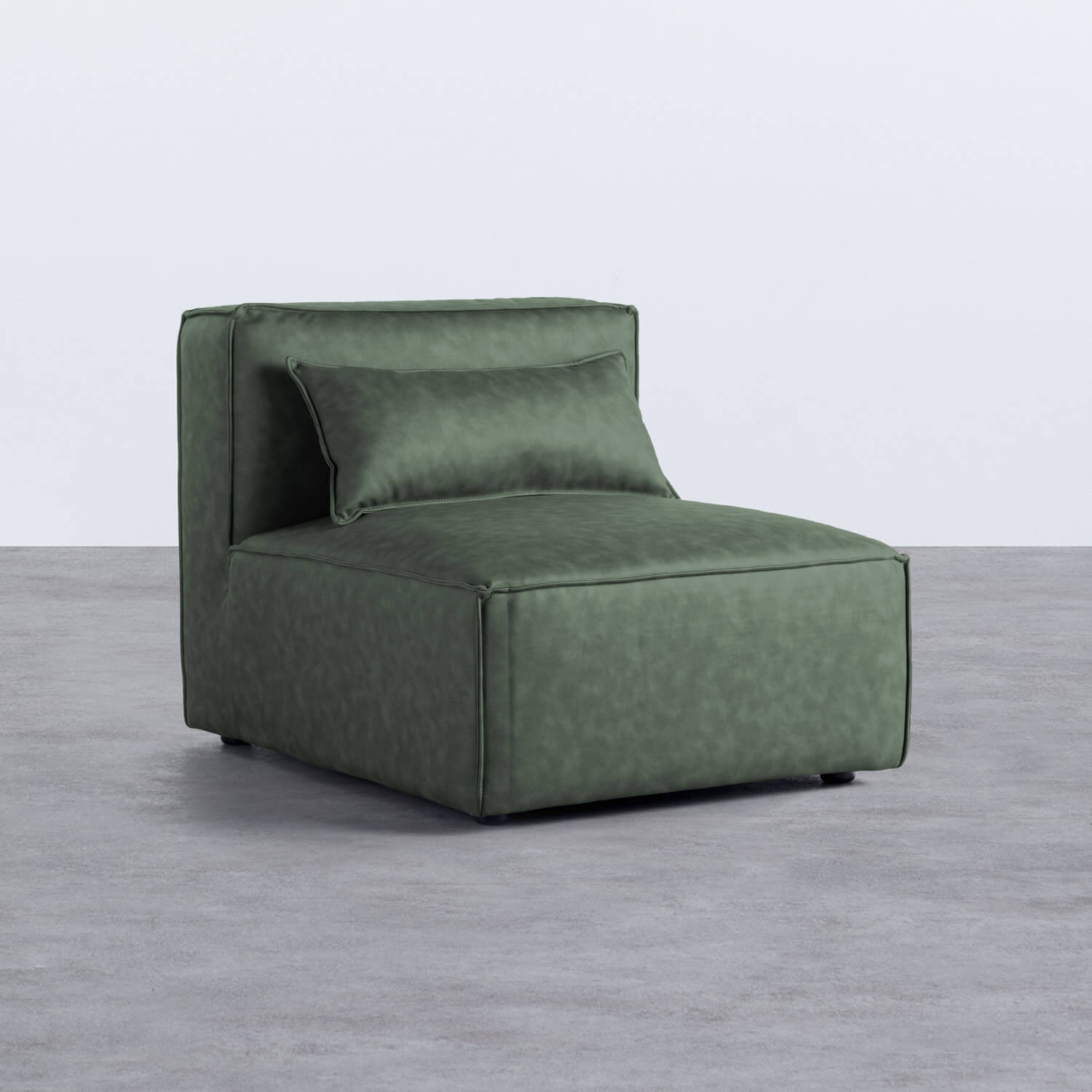 Modularer Sessel aus Kunstleder des Sofas Kilhe, Galeriebild 2