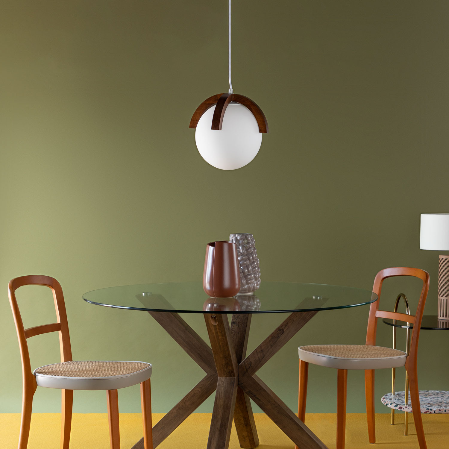 Lampe aus Holz Irisa, Galeriebild 2