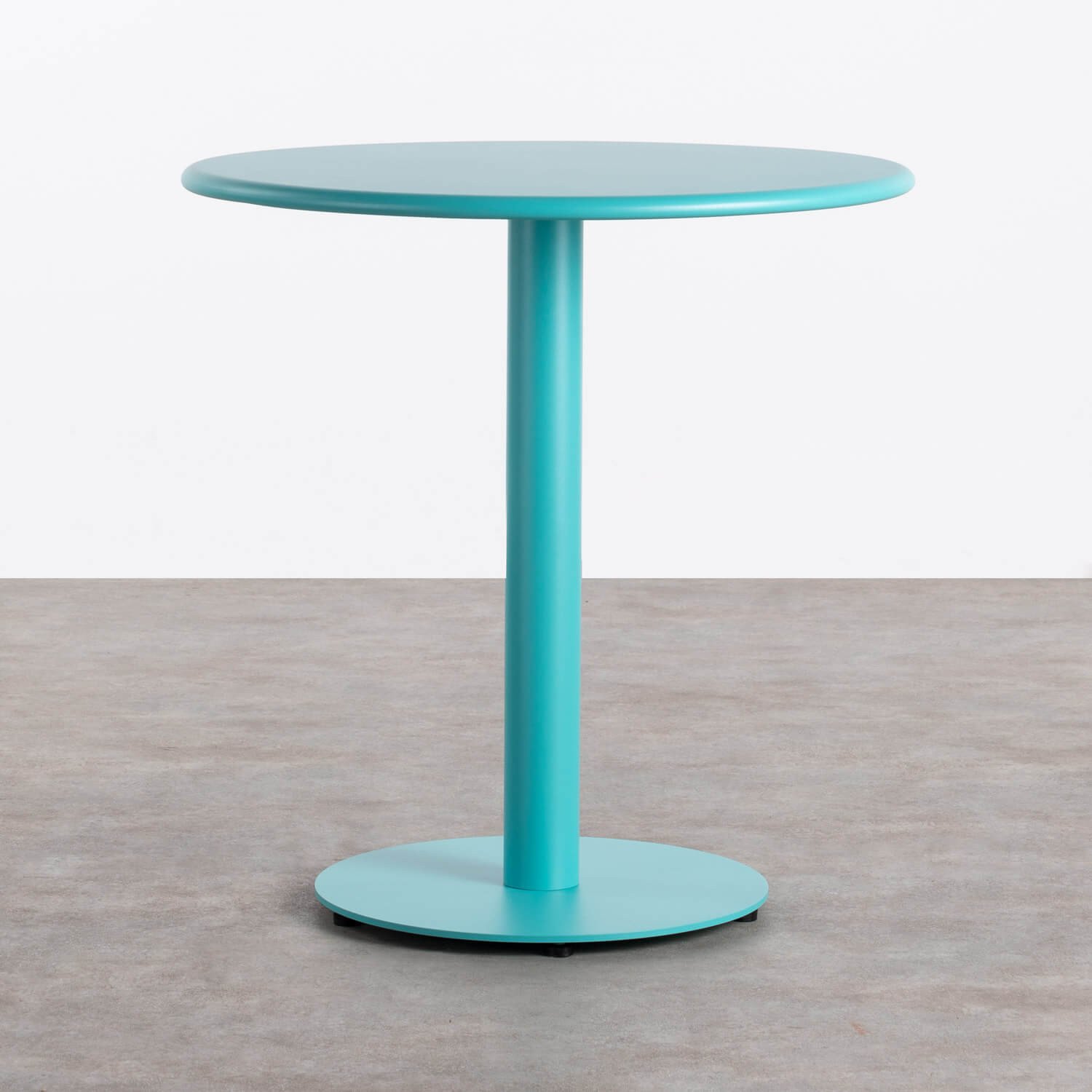 Runder Tisch für den Außenbereich aus Aluminium (Ø72 cm) Kor, Galeriebild 1