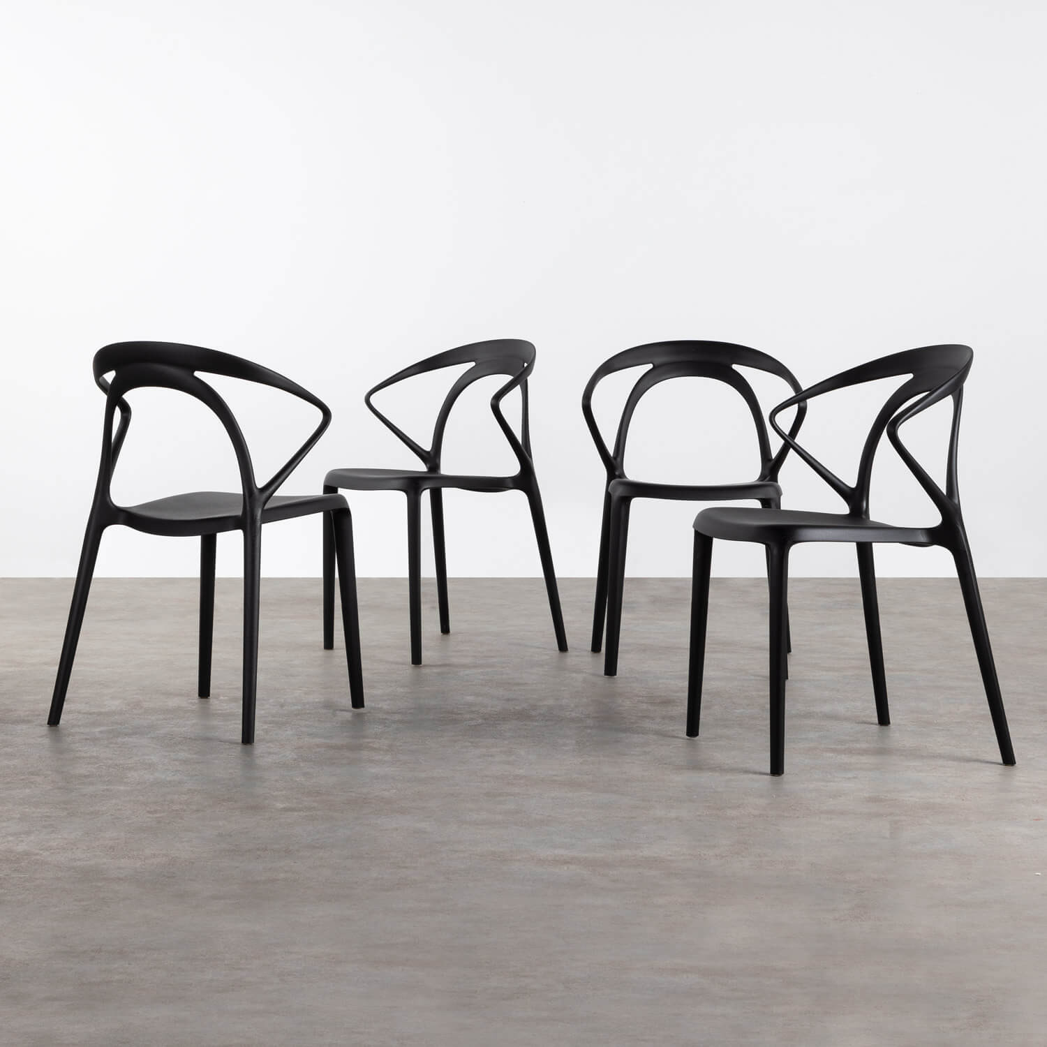 4er-Pack Stühle aus Polypropylen Erdy, Galeriebild 1
