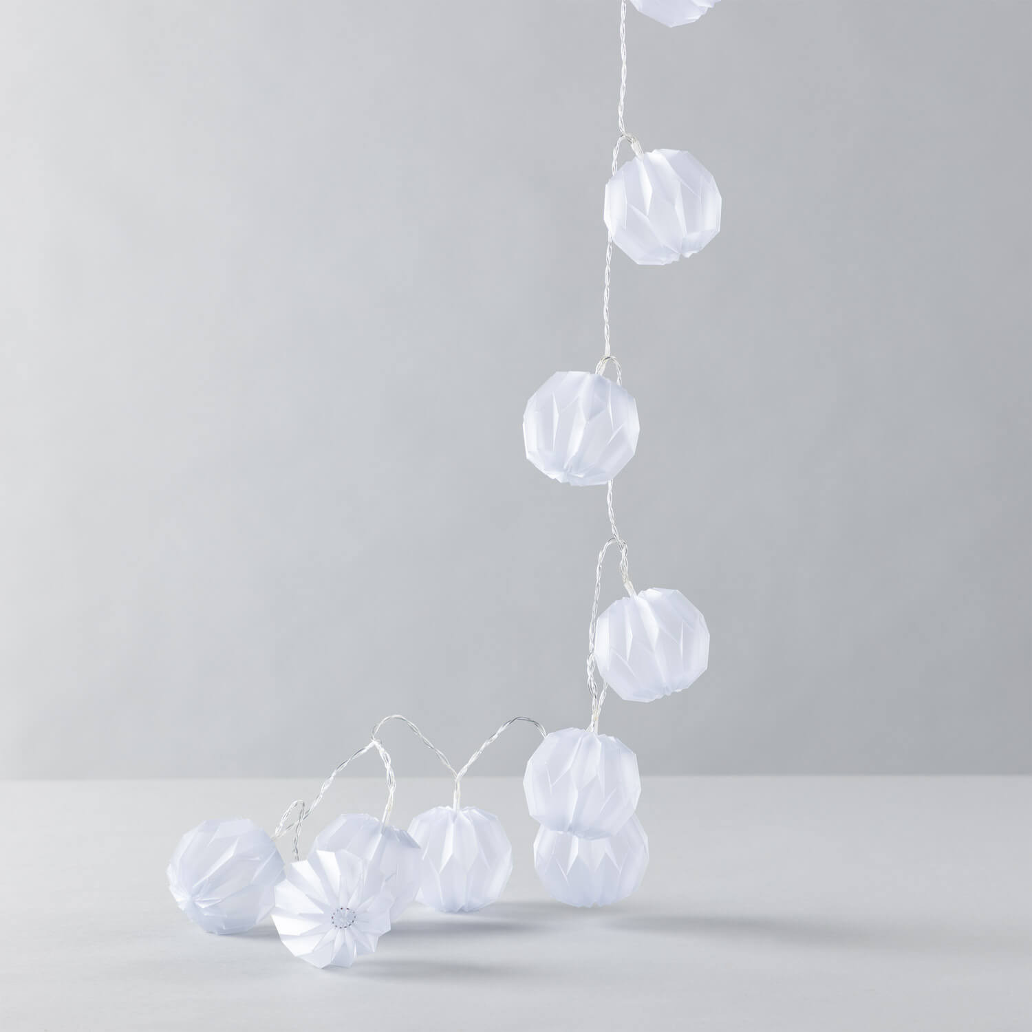 Dekorative LED-Girlande aus Polyester Sandu, Galeriebild 1
