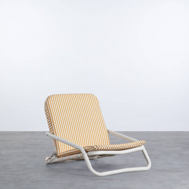 Outdoor Sessel Klappbar aus Aluminium und Polyester Capri