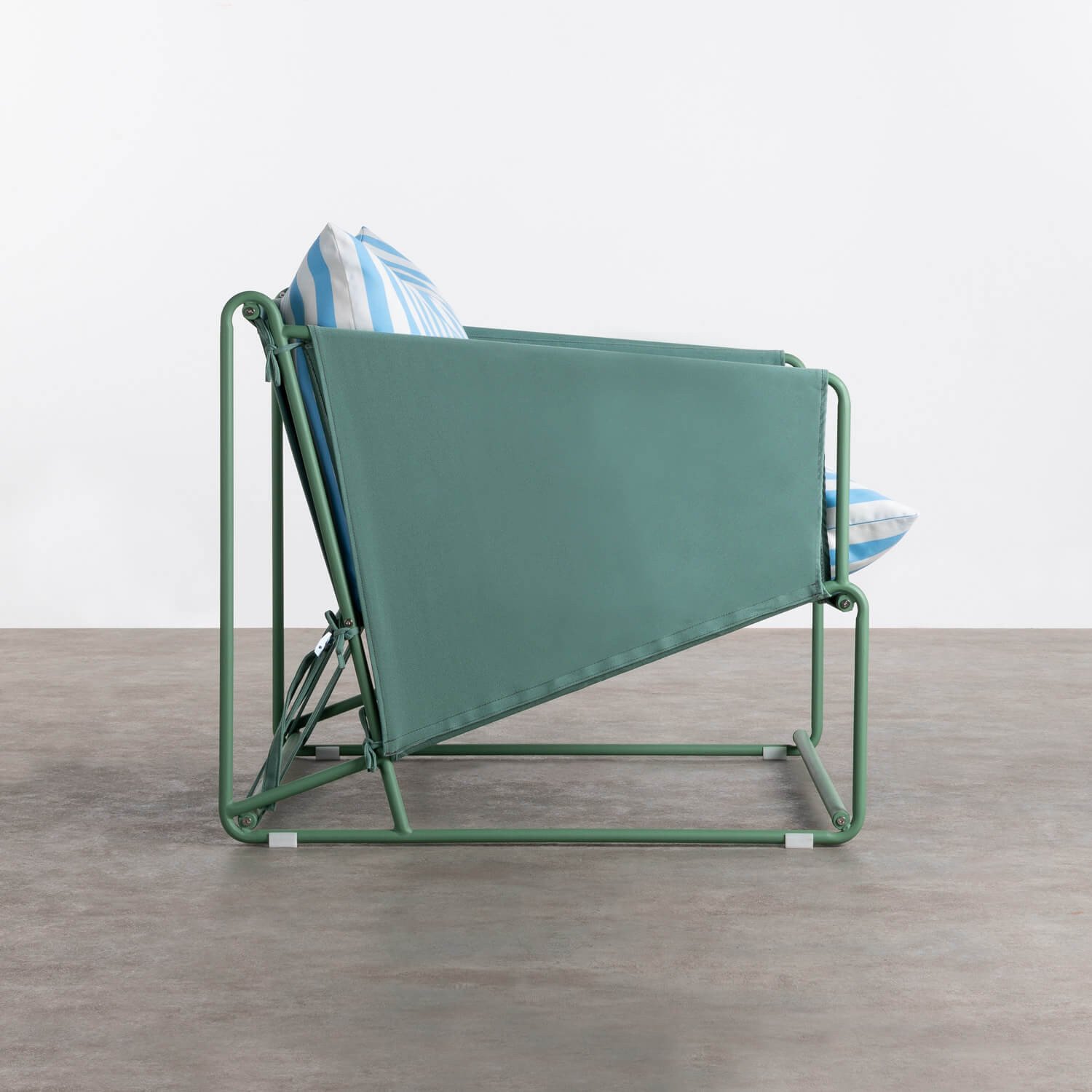 Sessel aus Eisen und Sitz aus Stoff Rin, Galeriebild 2