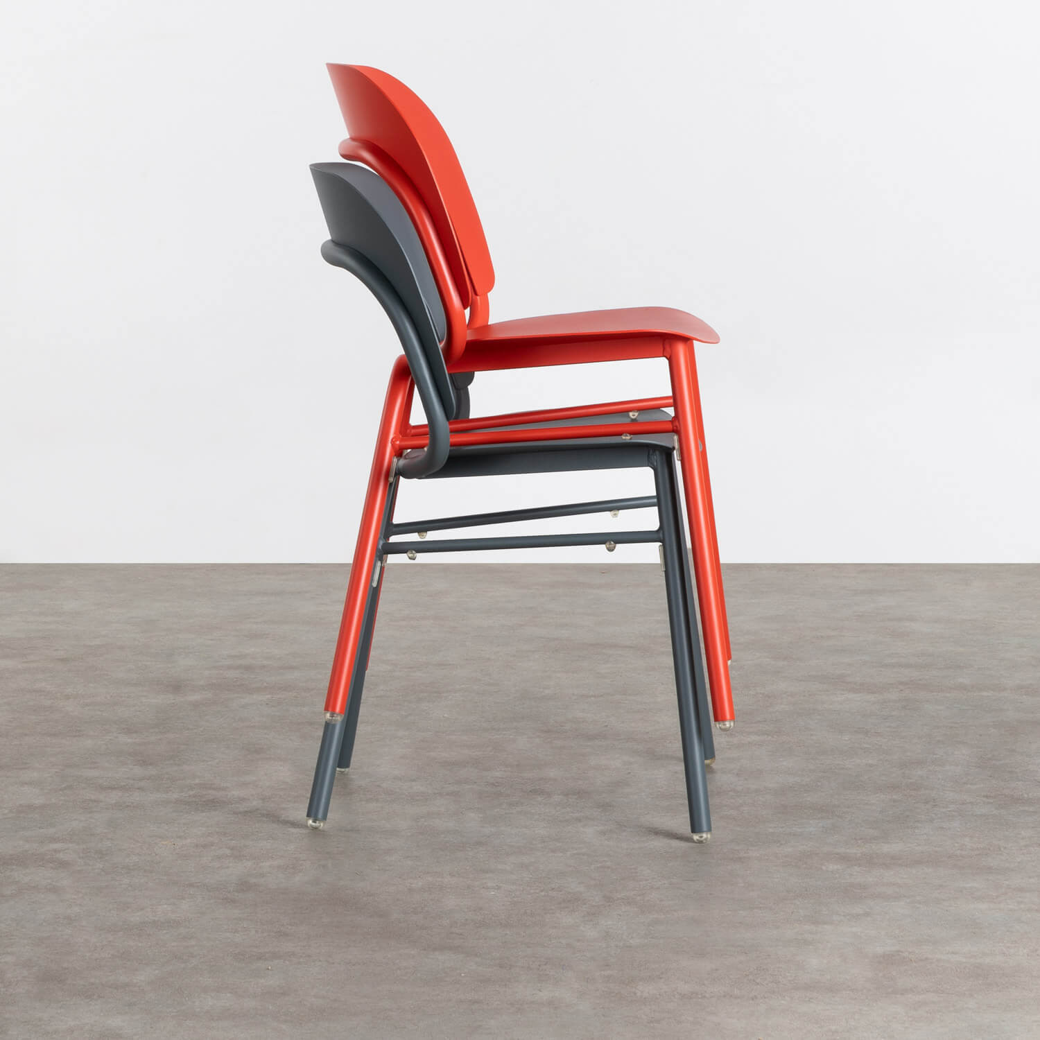 Outdoor Stuhl aus Aluminium Pop, Galeriebild 2