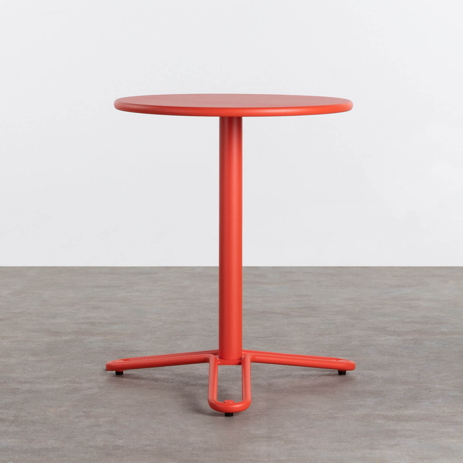 Runder Tisch für den Außenbereich aus Stahl (Ø60 cm) Lips, Galeriebild 1