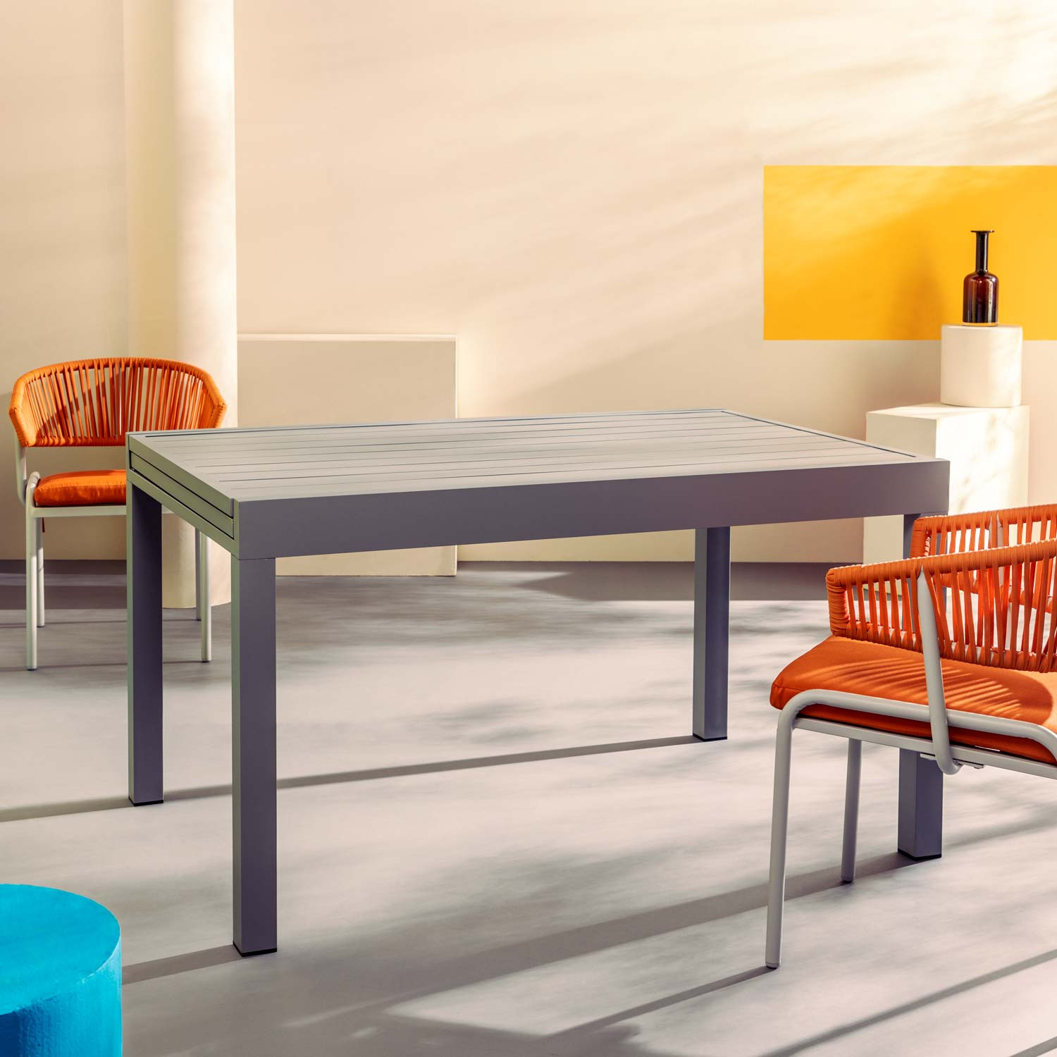 Ausziehbarer Aluminium-Tisch für den Außenbereich (135-270x90 cm) Paradise, Galeriebild 2