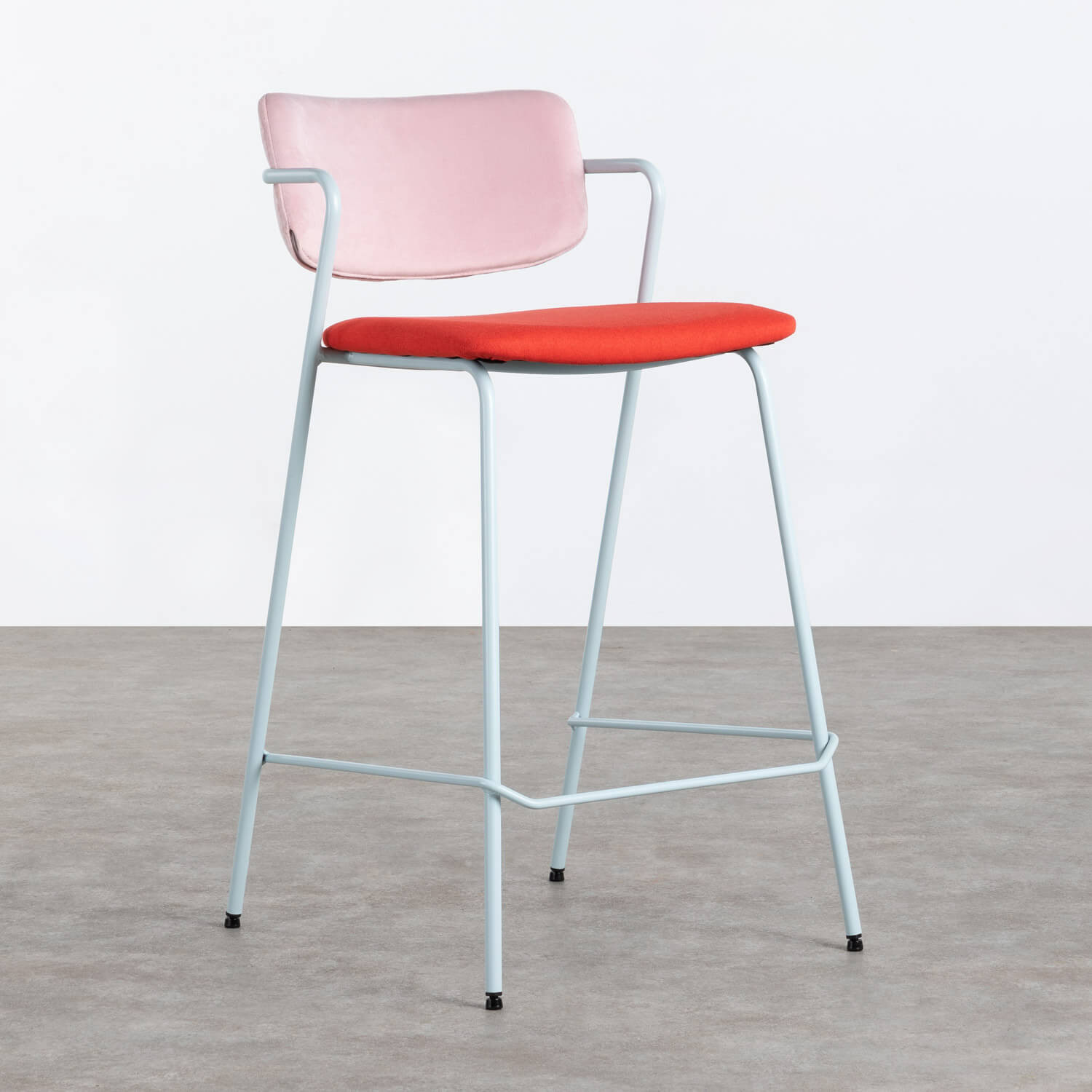 Sidanli Barhocker Aus Samt - 2 Stück, 61 Cm Sitzhöhe, Braun & Stylisch Für Küchentheken
