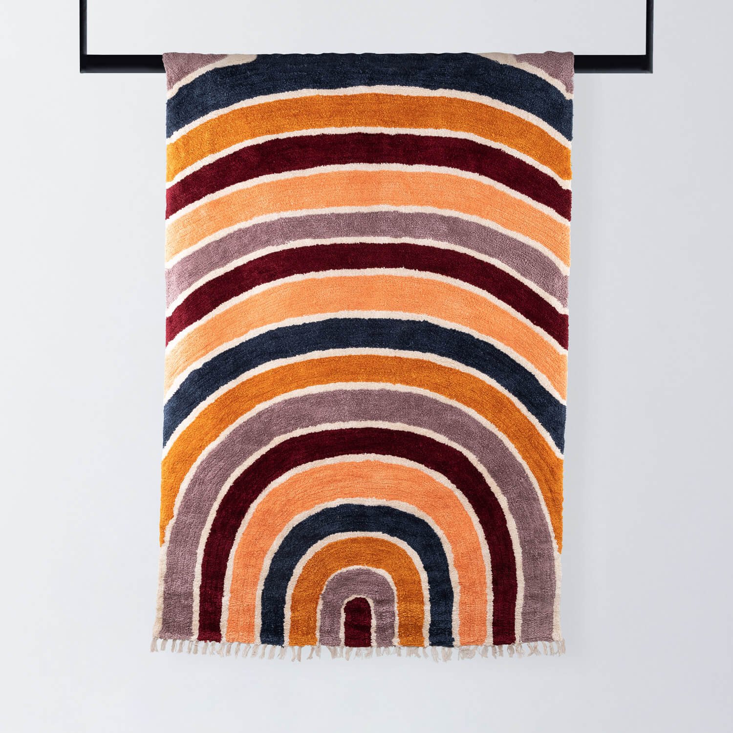 Teppich Handgefertigt aus Baumwolle und Polyester (242x162 cm) Alay , Galeriebild 1