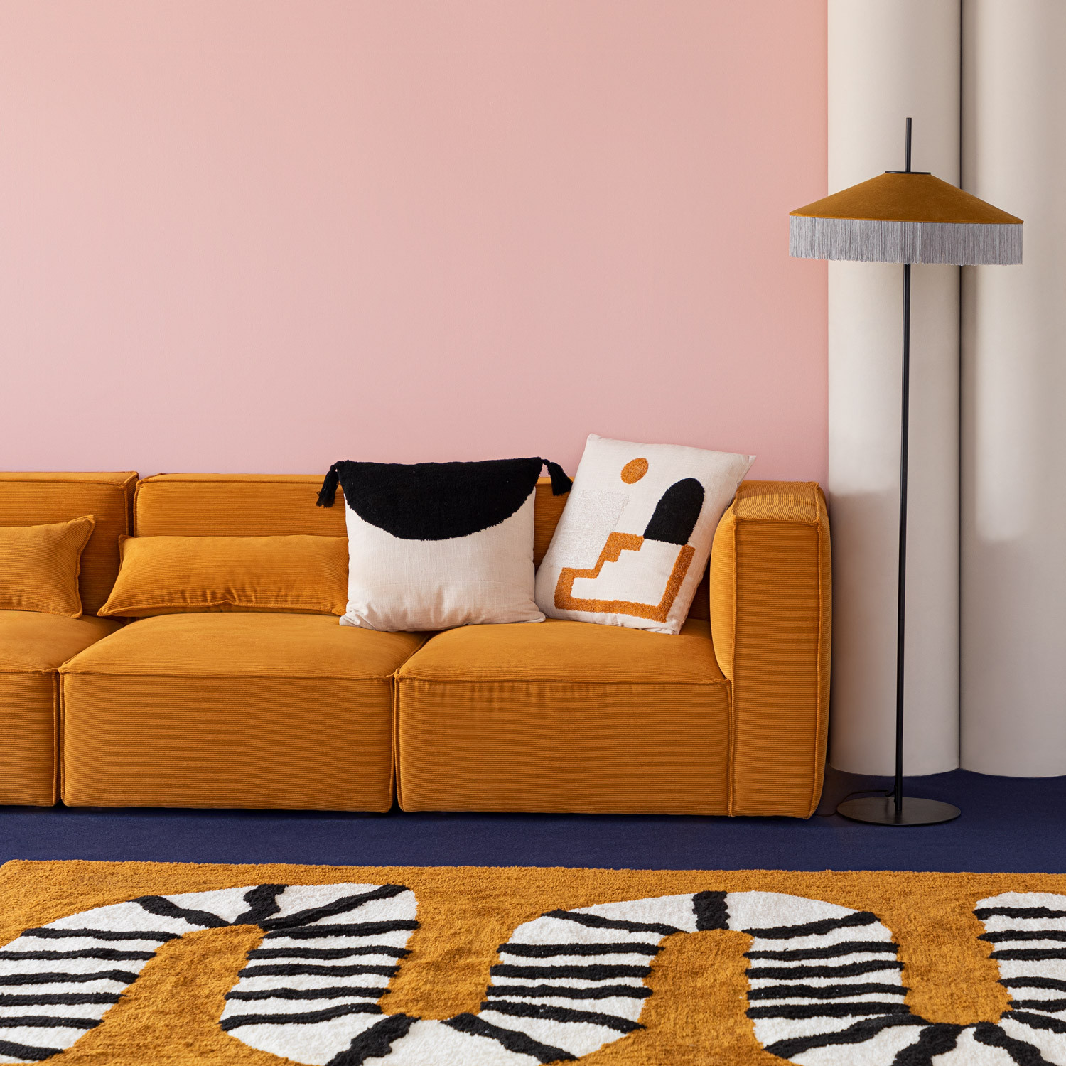 Modulares Sofa 3-Teilig mit 2 Ecksofas aus Kord Kilhe, Galeriebild 2