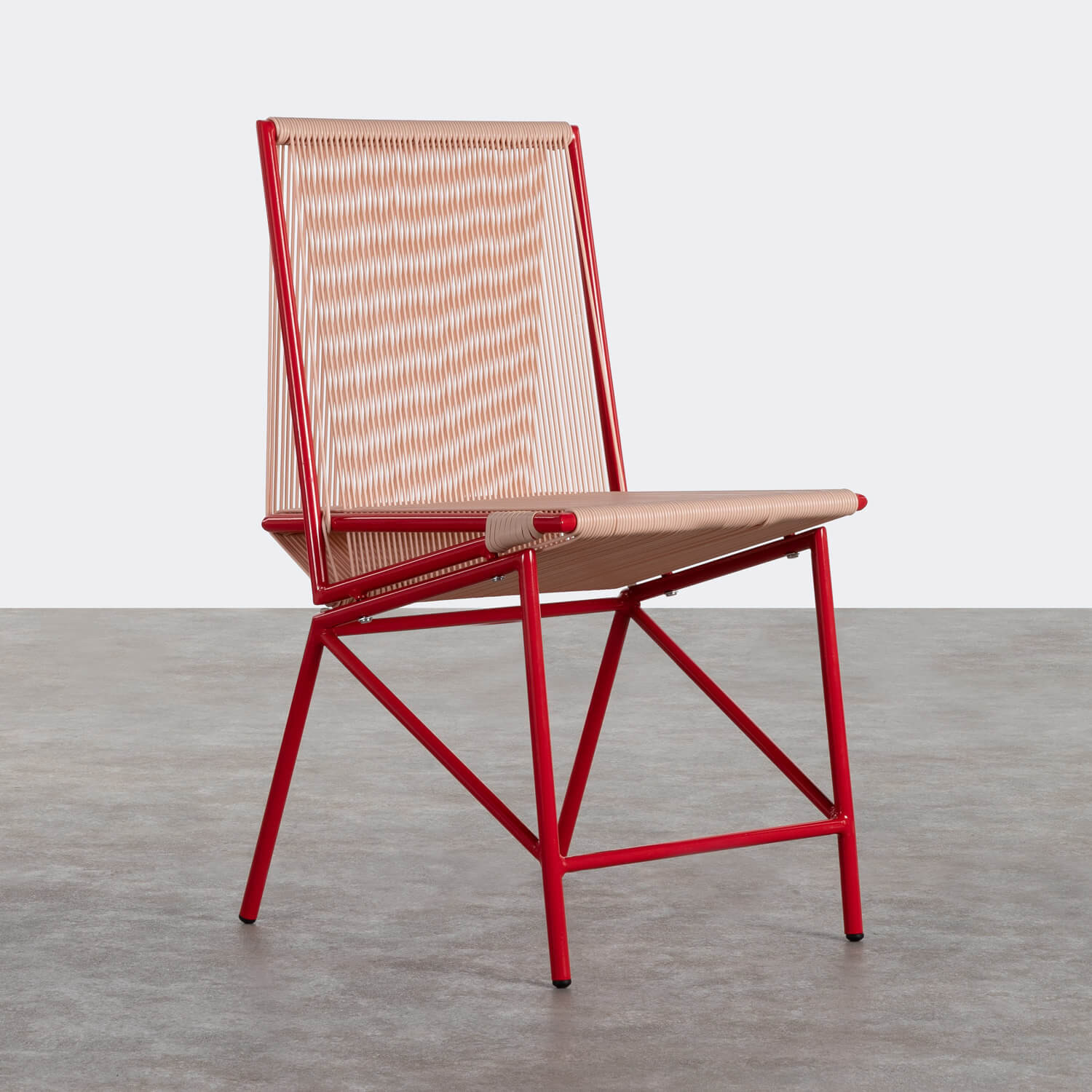 Outdoor Stuhl aus PVC und Stahl Aki Colors, Galeriebild 1