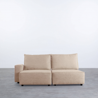 Modulares Sofa 2 Chaise Longues mit 1 Armlehne Alma Confort