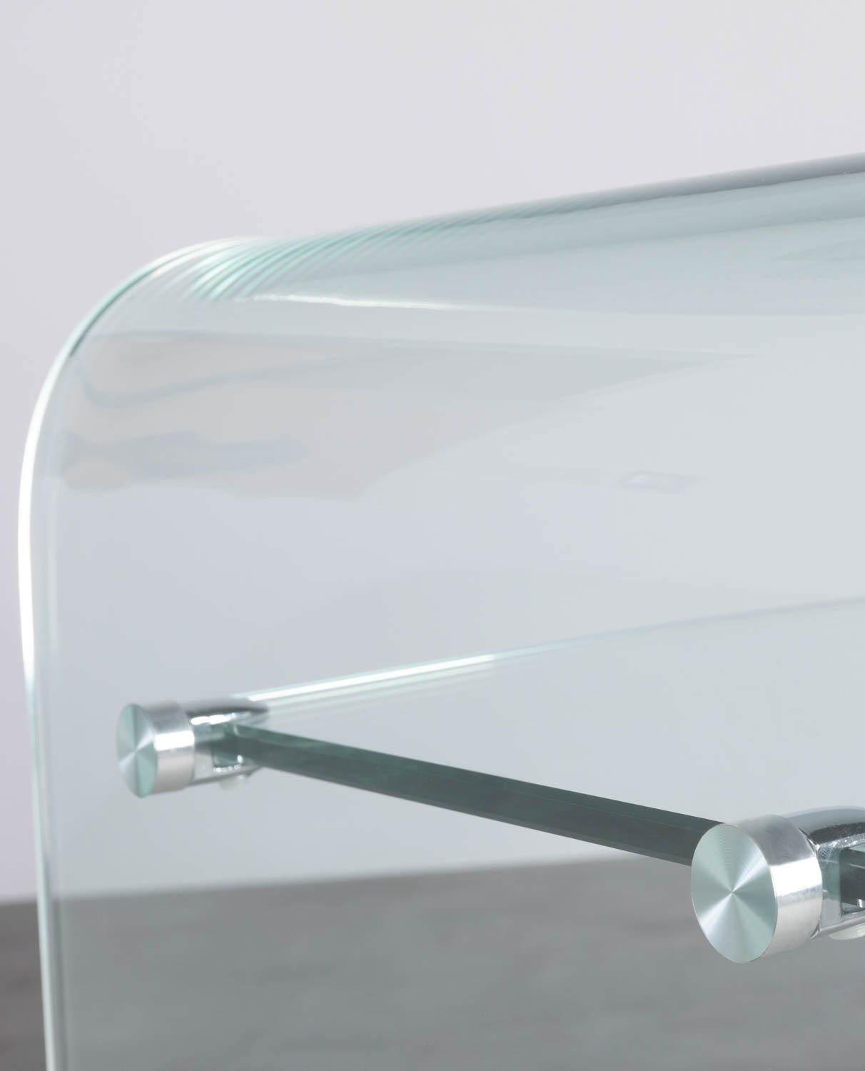 Konsole aus gehärtetem Glas (110x36 cm) Endil, Galeriebild 3