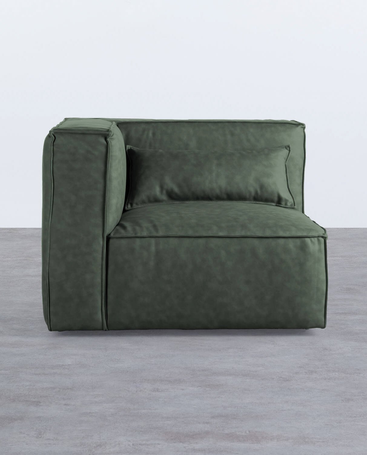 Modularer Ecksessel aus Kunstwildleder des Sofas Kilhe, Galeriebild 2