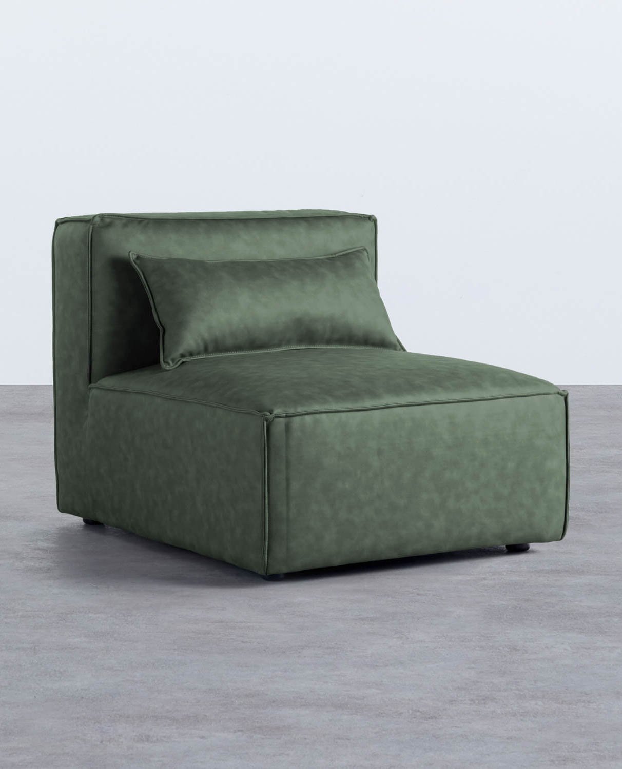 Modularer Sessel aus Kunstwildleder des Sofas Kilhe, Galeriebild 2