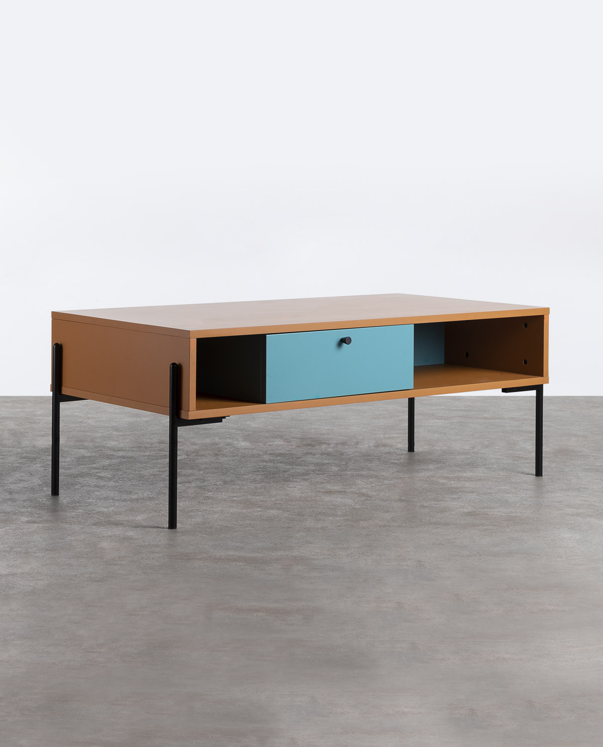 Rechteckiger Couchtisch aus Melamin Ernis, Galeriebild 1