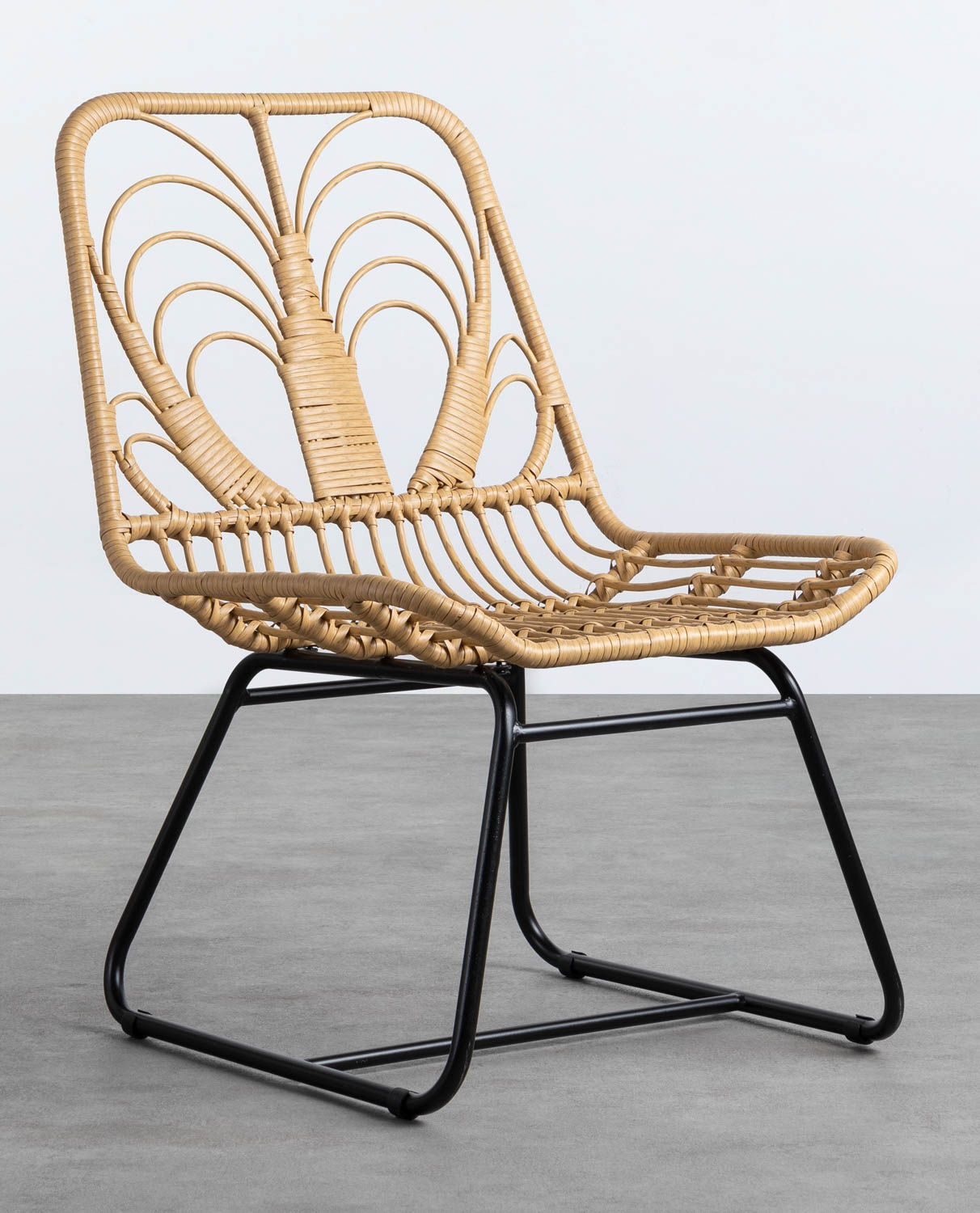 Synthetischer Rattan-Esszimmerstuhl Kimo, Galeriebild 1