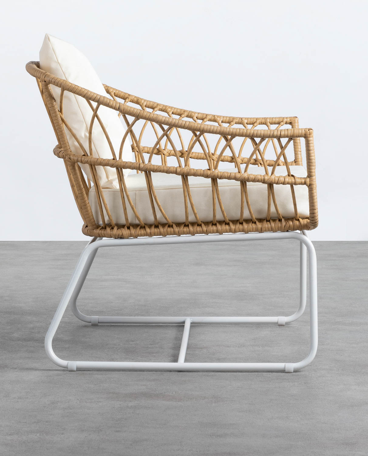 Sessel mit Armlehnen aus synthetischem Rattan Noli, Galeriebild 2