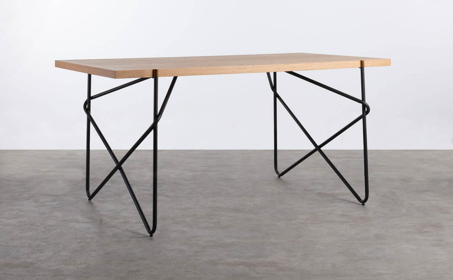 Esstisch aus MDF und Metall (160x84,7 cm) Rombio, Galeriebild 1
