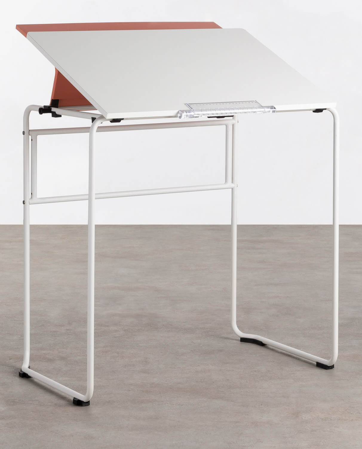 Schreibtisch mit Stauraum aus MDF und ABS Aidy, Galeriebild 2