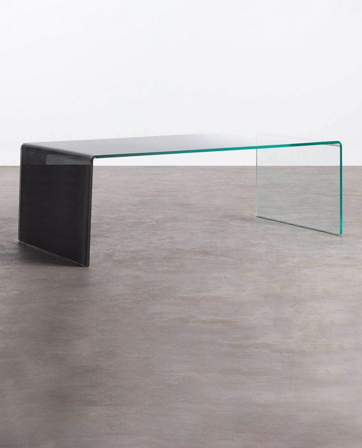 Rechteckiger Couchtisch aus gehärtetem Glas (120x60 cm) Lidon, Galeriebild 1