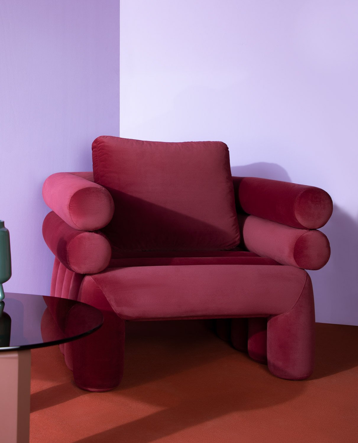 Sessel aus Samt Kunda, Galeriebild 2