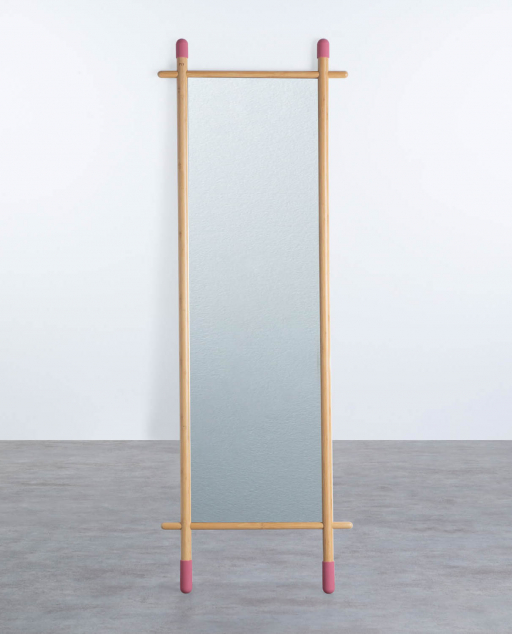 Stehspiegel aus Bambus (170 cm) Piy
