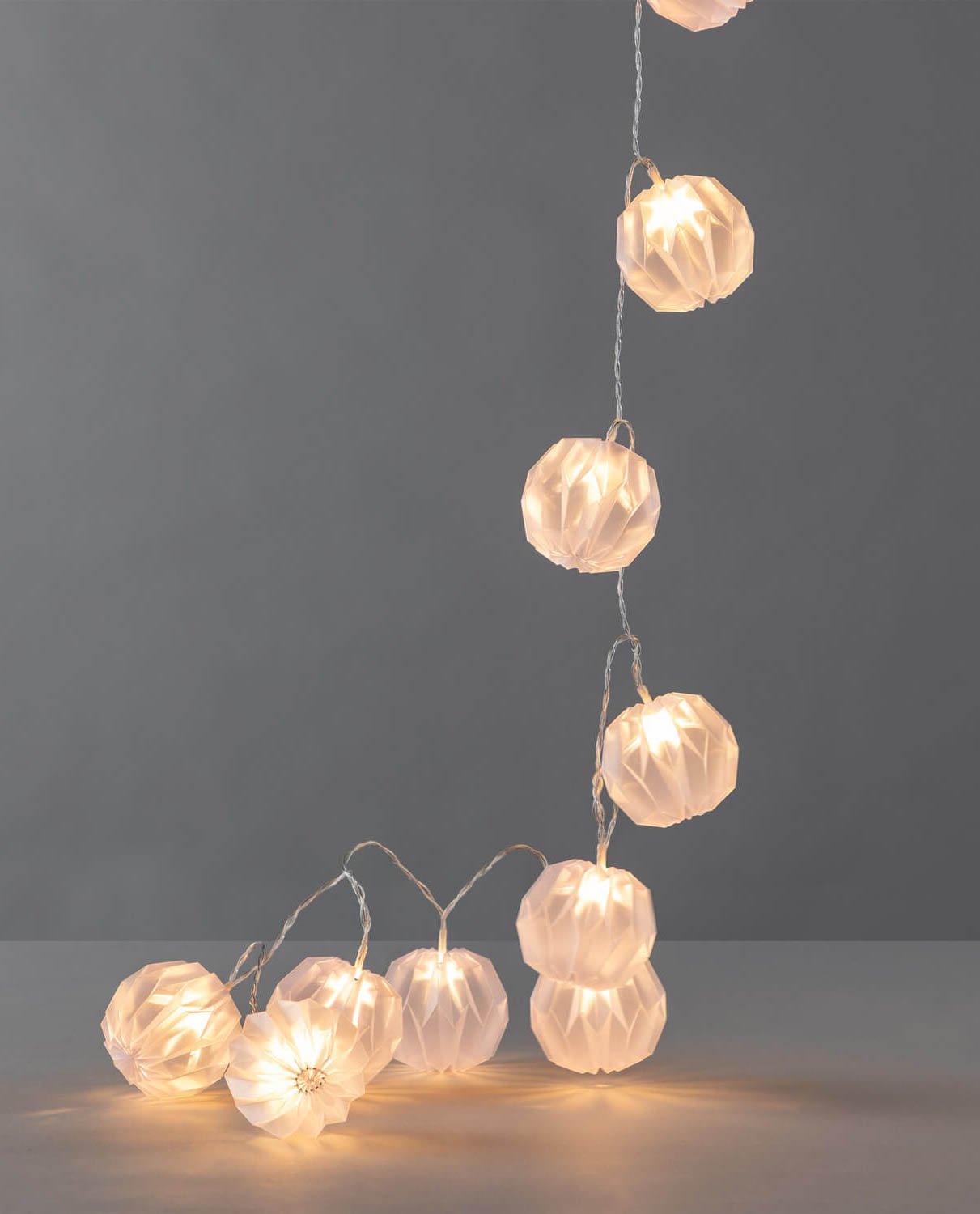 Dekorative LED-Girlande aus Polyester Sandu, Galeriebild 2