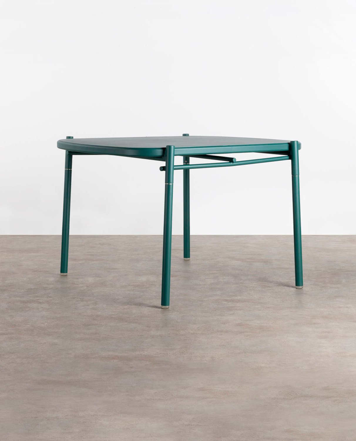 Rechteckiger Outdoor Tisch aus Aluminium (119x104cm) Keri, Galeriebild 1